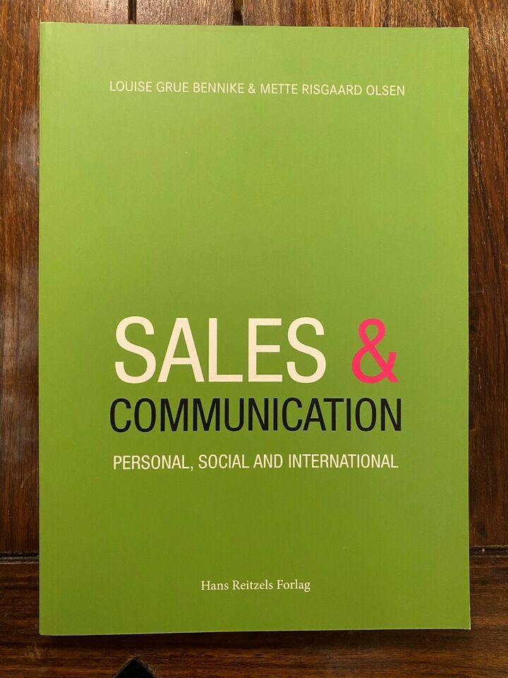 Sales and communication - personal, social and...