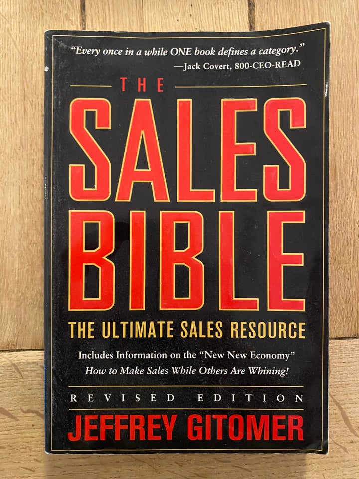 The Sales Bible, Jefrey Gitomer, emne: organisation og